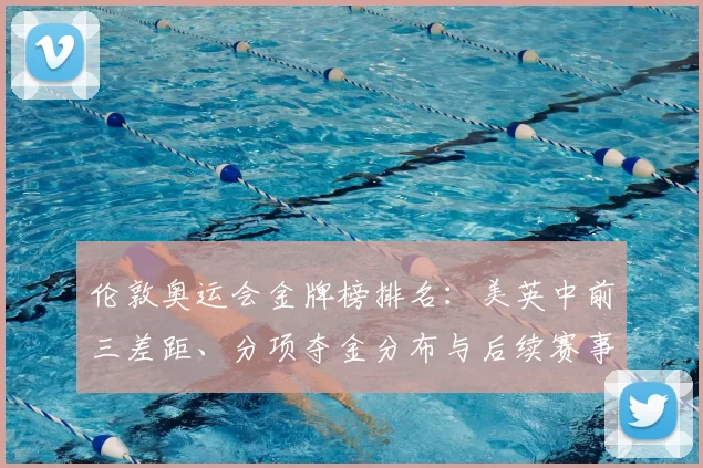 伦敦奥运会金牌榜排名：美英中前三差距、分项夺金分布与后续赛事影响看点